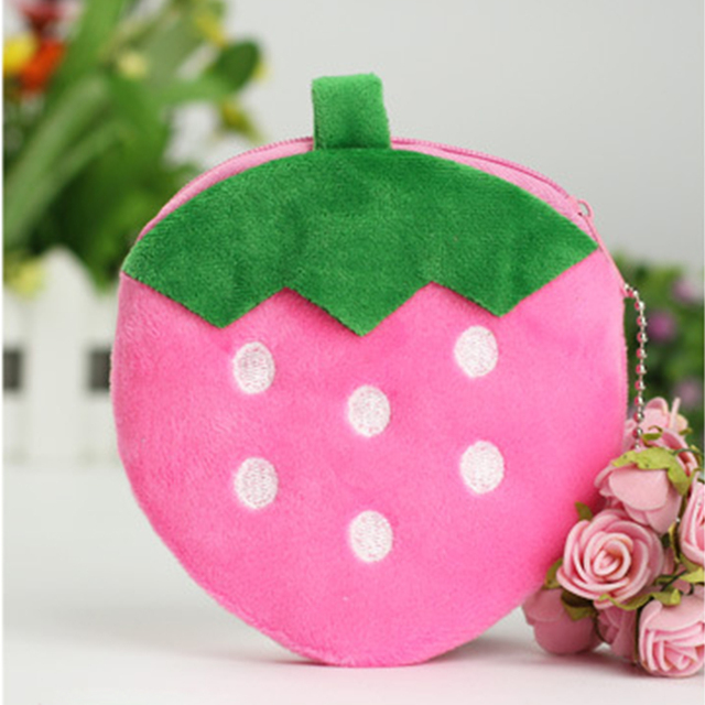 All Cartoon Fruits Coin Bag Clutch New 8cm Pineapple Orange Plush Coin Purse Purse Pouch; Baby Coin Bag Pouch Purse