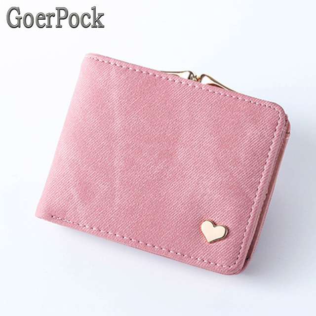 Denim Wallet Hot New Ladies Wallet Small Buckle Slim Wallet Ladies Wallet Card Package Brand Wallet Fashion Women Christmas Gifts