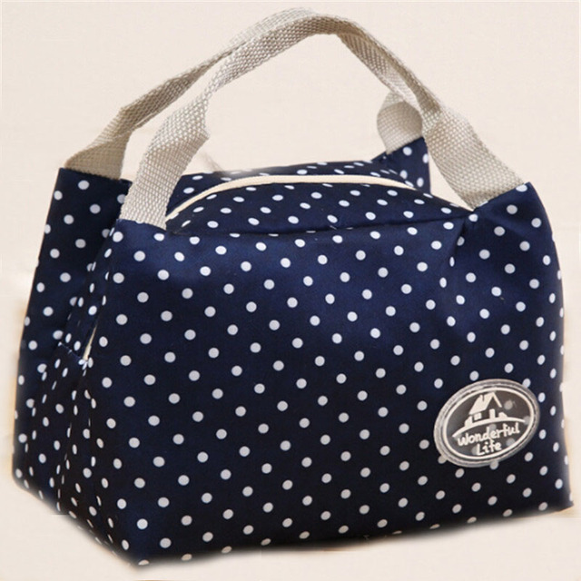 Fashion Portable Insulated Oxford Cloth Lunch Bag Thermal Food Picnic Lunch Bags for Women Men Kids Print Lunch Box Tote