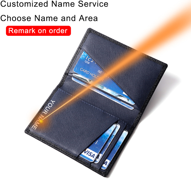 Rfid Genuine Leather Bank Credit Card Holder Protector Macsafe Card Wallet Card Holder Slim Case Wallet For Man Port Cart