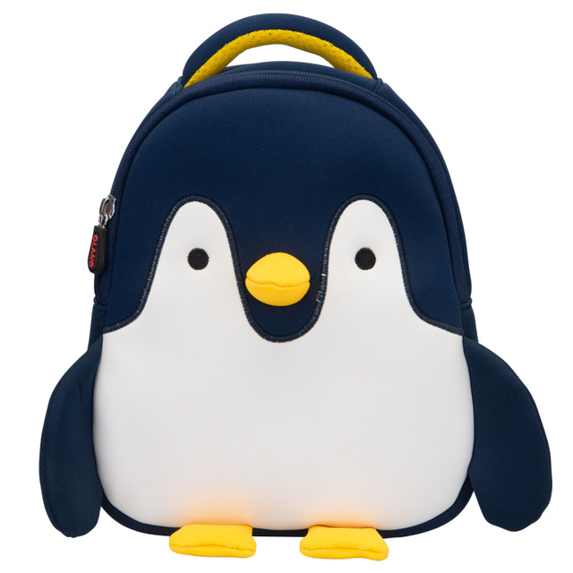 DORIKYDS 3D Penguin Backpack Kids Cute Cartoon Anti-lost School Bags 2 Size Cute Gift for Boys and Girls