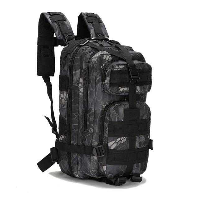 25L Army Backpack Unisex Outdoor Hiking Bag Military Tactical Trekking Bag Plaid Bag