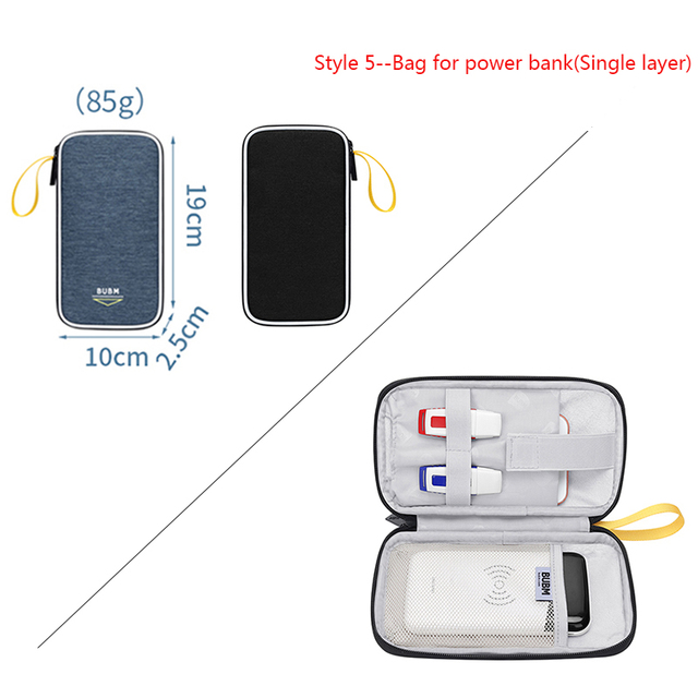 Pop Bag for Digital Power Bank Receive Accessories Bag Organizer Portable Bag for USB