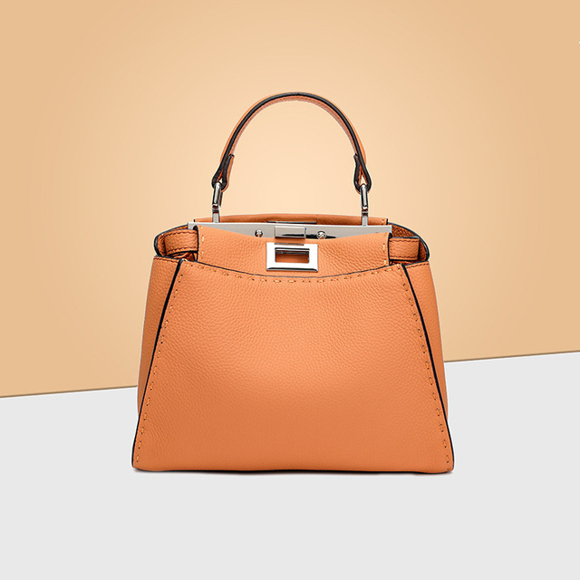 Women's Genuine Leather Shoulder Bag Purse Bag Luxury Handbag Women Bags Designer Shoulder Bag Purses Genuine Leather Bag