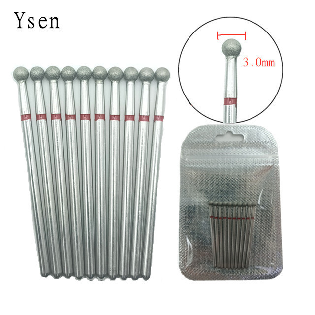 10pcsSet Diamond Nail Drill Bit Artery Electric Cutters For Pedicure Manicure Files Cuticle Burr Nail Tools Accessories