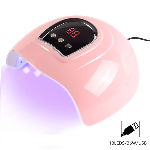 90/72/36W LED Nail Dryer Lamp for Curing All Kinds of UV Gel/Polish/Varnish with Auto Sensor Timer All Manicure/Pedicure Tool