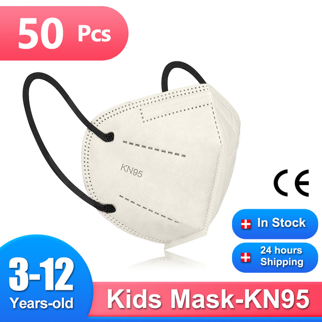 Mascarillas FPP2 Niños FFP2 9-12 Years Old Kids Child Protection Mask 5 Layers CE FFP2 Child Protection Masks KN95 KN95 Mask FFP 2