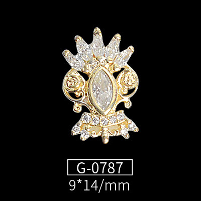 New Nail Art Jewelry Nail Art Zircon Flower Pendant Wild Nail Art Diamond Nail Art Zircon Jewelry G-0783