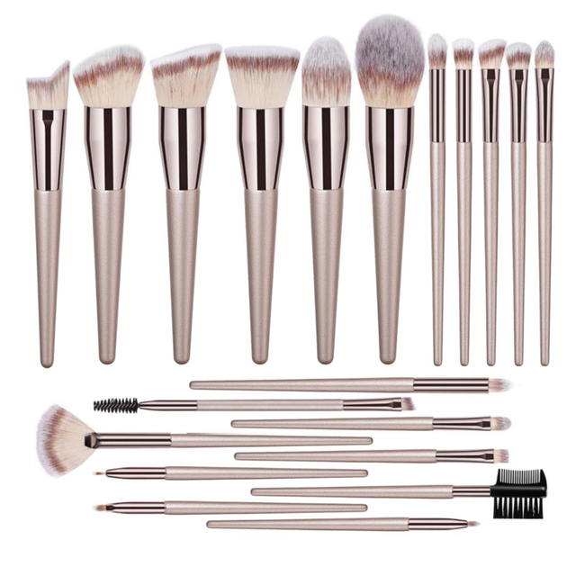 XJING 10/14/20pcs Professional Makeup Brushes Eye Shadow Make Up Brush Blending Kit Eyeliner Eyebrow Foundation Cosmetic Brushes Kit