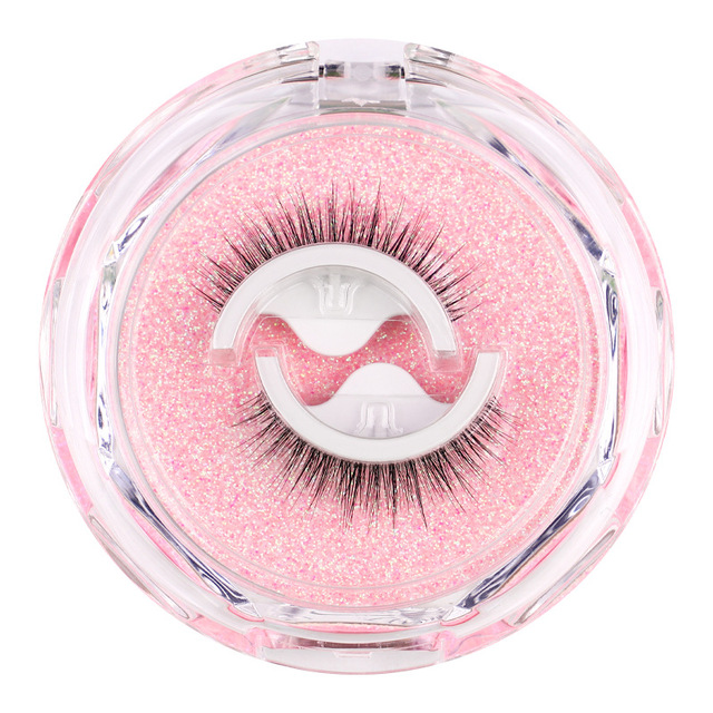 3D False Eyelashes Reusable Self-adhesive Fake Eye Lashes Glue Free Easy to Wear Natural Eyelashes Extension Makeup Tool