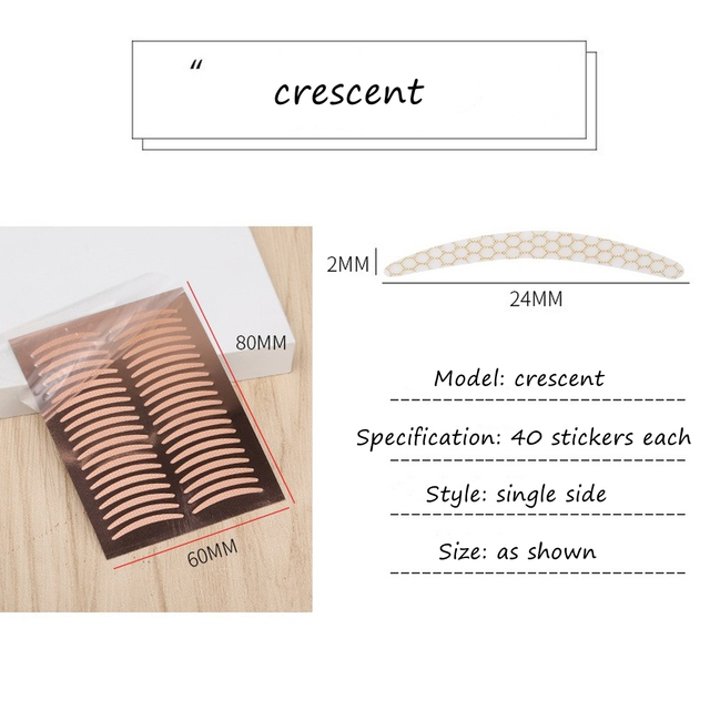 Invisible Eyelid Sticker Double Eyelid Tape Self Adhesive Transparent Eyelid Stickers Slim Waterproof Fiber Eyelid Stickers