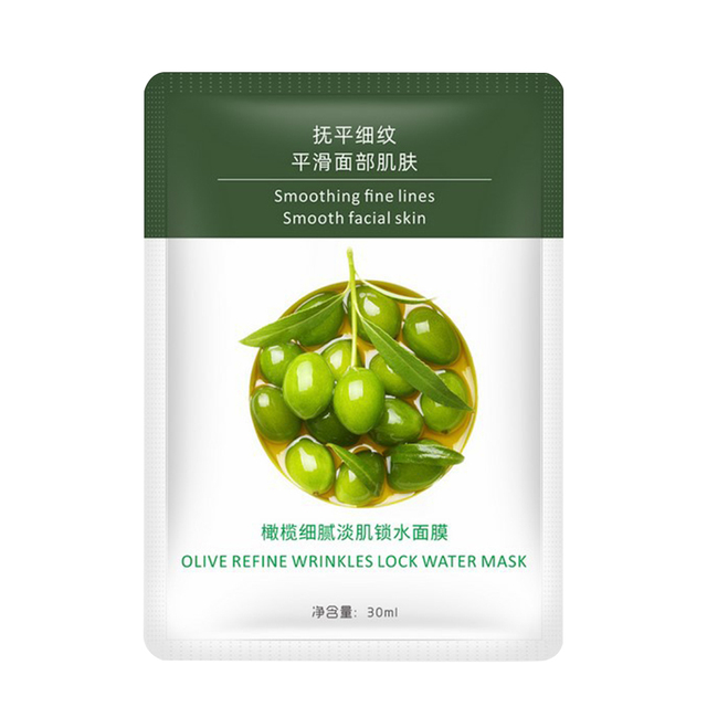 30ml Fruit Plant Face Mask Shrink Pores Brightening Moisturizing Anti-aging Sheet Masks Moisturizing Face Skin Care