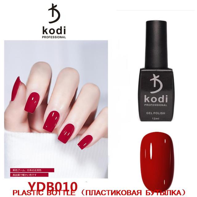 KODI Gel Polish Set UV Vernis Semi Permanent Primer Top Base Coat 12ml Series Red Lacquer Art Manicure Gel Lak Nail Polish