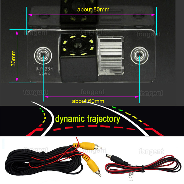 Car Reversing Camera For Volkswagen Tiguan Santana Touareg polo passat golf scirocco jetta bora mk4 2010 2009 2008 2007 2006 2005