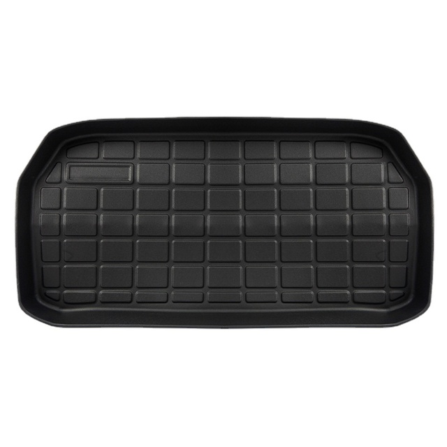 Full sets plain TPE rubber trunk frank mat for Model Y Tesla Model 3 2021-2022 2018-2020 cargo liners cargo tray car boot mats