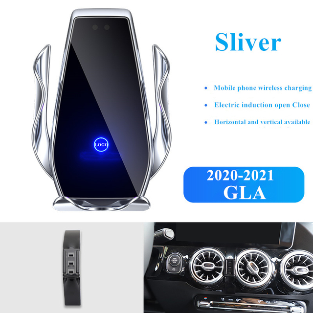 For Mercedes-Benz Car Phone Kickstand Holder Wireless Charger 360 Navigation Bracket Support GPS CLA CLS GLA GLB GLC GLE GLS Vito