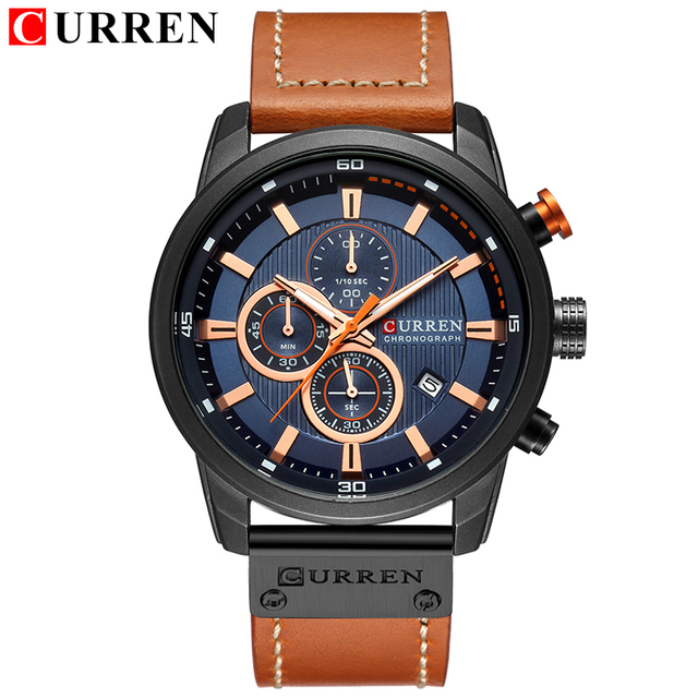 CURREN Fashion Date Quartz Men Watches Luxury Brand Male Chronograph Watch Sport Mens Wrist Watch Hodinky Relogio Masculino