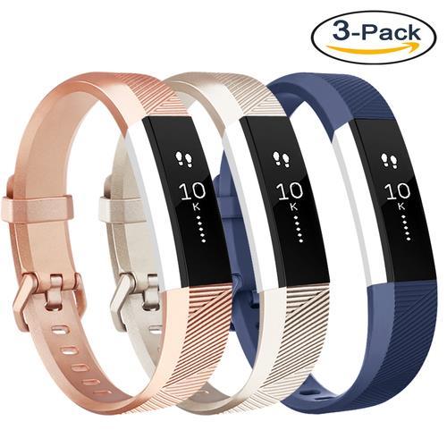 8pcs/6pcs/3pcs Soft Silicone Adjustable Band For Fitbit Alta HR Band Wristband Strap Bracelet For Fibit Alta Watchband