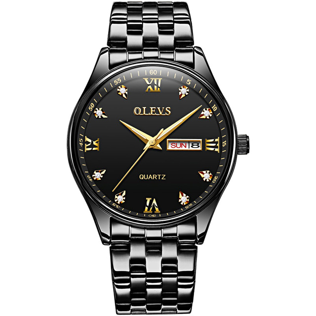 OLEVS luxury watch for man waterproof quartz wristwatch