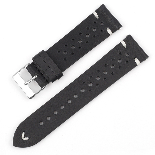 Onthelevel Leather Watch Strap 18mm 20mm 22mm 24mm Gray Color Watch Band Quick Release Watch Straps Replacement