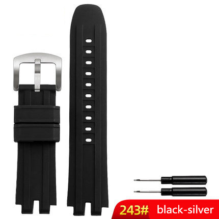 Soft Silicone Watchband for C-Casio PRG-300 330 PRW-3000 PRW-3100 PRW-6000 PRW-6100 Watch Band Black Rubber Watch Strap Bracelet