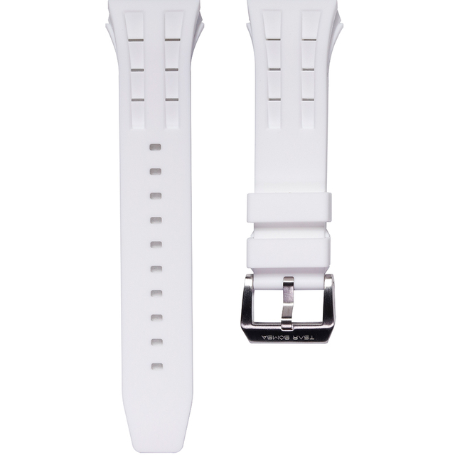 Tsar Bomba Silicone/FKM Rubber Strap Watch Strap Suitable for TB8204,TB8208