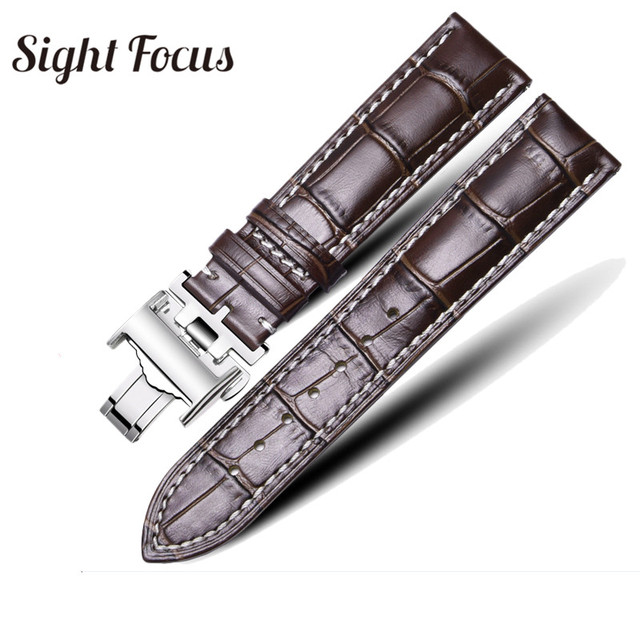 Calfskin Watch Band for Longines Masters Collection Watch Strap Strap Bracelet Cowhide Leather 13 14 15 18 19 20 21 22 mm Strap L3