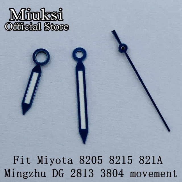 Miuksi Silver Blue Gold Watch Luminous Green Watch Fit NH35 NH36 ETA 2824 2836 miota 8205 8215 821A DG2813 3804 movement