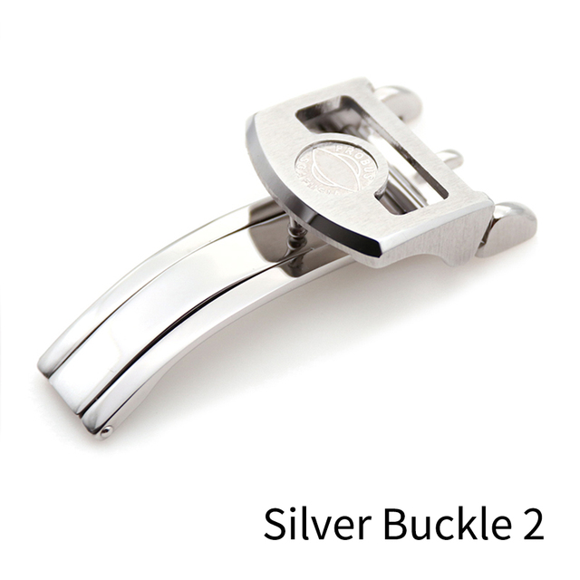 Stainless steel folding buckle, 18mm, for IWC Mark LE pet PRINCE Big PILOT Spitfire Timezon, Portuguese strap