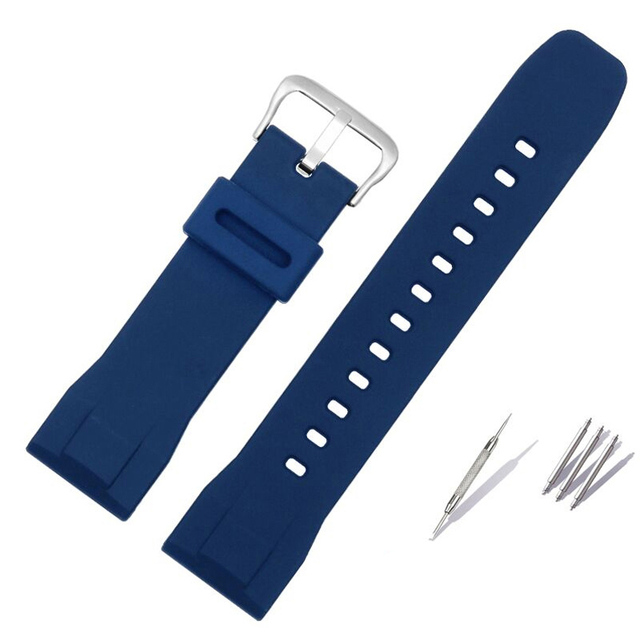 Replacement for Casio PRG-600yb-3 silicone watch strap PRG-650 PRW-6600 sport silicone 24mm watch strap