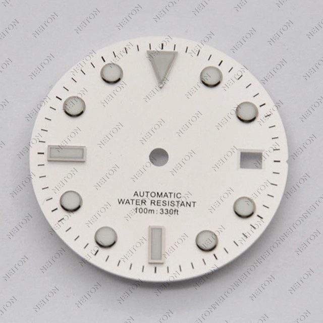 Niton 28.5mm Luminous Sterile Dial Watch Fit NH35 ETA 2824 2836 Miyota 8215 821A Mingzhu DG 2813 3804 Seagull 1612 Movement