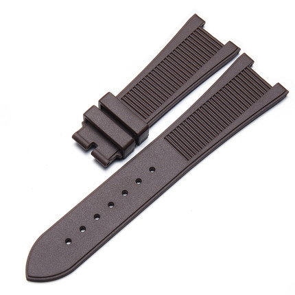 High Quality 25mm Rubber Silicone Watch Strap for Patek PP 5711/5712G Nautilus Wristband Men Women Dedicated Prong Bracelet