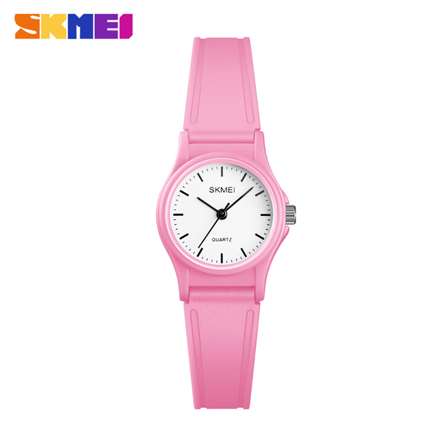 SKMEI Colorful Childhood Quartz Watches Simple Soft Kids Wristwatches Fashion Waterproof Boys Watch Ladies relogio infantil 1401