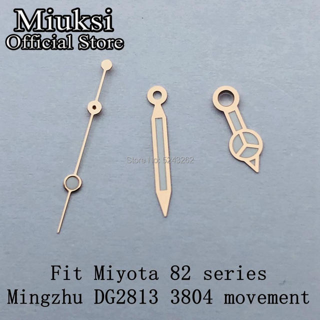 Miuksi-Luminous Wristwatch NH35 NH36 ETA 2836 2824 Miyota 8205 8215 821A Mingzhu DG 2813 3804