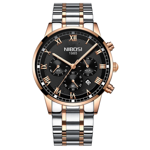 NIBOSI 2021 New Men's Watch Waterproof Luxury Brand Quartz Watch Men Sports Fashion Casual Business Watch Relogio Masculino