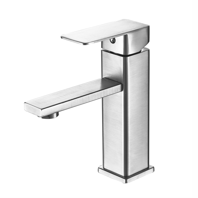 SOGANRE Basin Bathroom Sink Faucet Deck Mounted Hot Cold Water Basin Mixer Taps Matte Black Lavatory Sink Faucet Lever