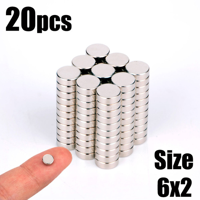 20 50 100pcs 5x2 6x1 6x2 4x2 Neodymium Magnet NdFeB Round Super Strong Permanent Magnetic imanes Disc 4x1 5x3