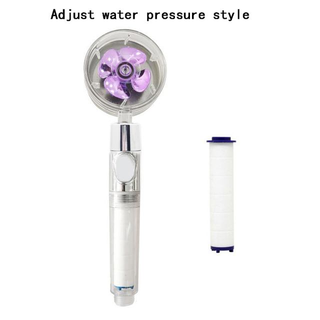 Turbo Shower Head Adjustable Water Pressure Shower Sprayer With Filter Handheld Universal Shower Panel Bath Shower Nozzle