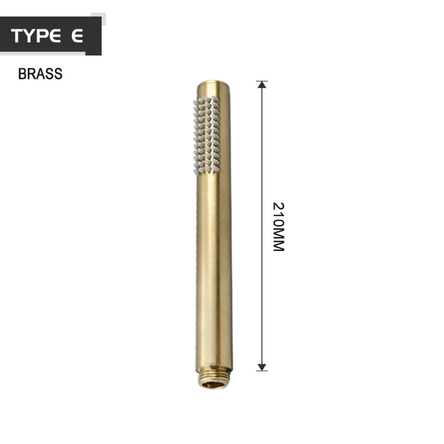 Brushed Gold Handheld Shower Head Bathroom Gold Finish Brass Or Stainless Steel Shower Bath Spray Handheld Shower Heads