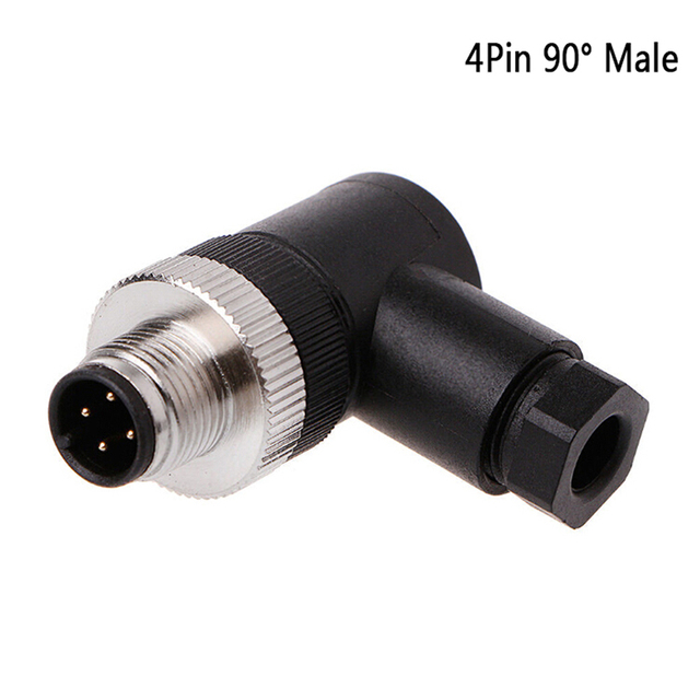 PG7 Sensor Connector IP67 3 4 5 Pin Male / Female Waterproof Connector Plug Screw Straight / Right Angle M12 Plug