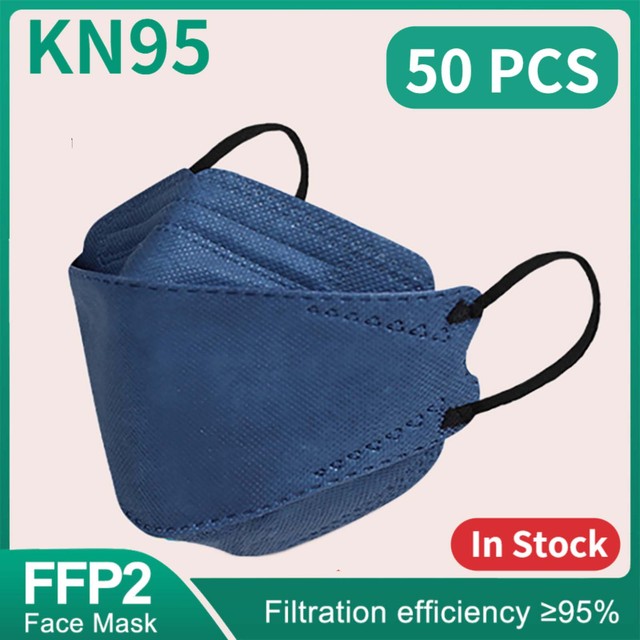 قناع السمك KN95 Mascarillas FPP2 الكبار Morandi ffp2fan 4 طبقة FFPP2 وافق أقنعة الوجه FFP2 تنفس غطاء للفم قناع FFP2