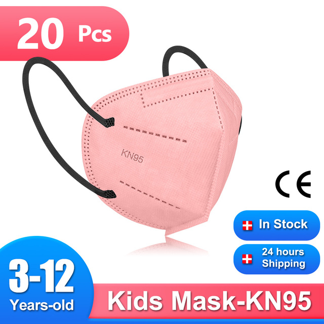 Morandi KN95 Baby Mask FFP2 Mascarillas FPP2 Certified Baby Health Protection Face Mask CE masque enfant ffp2fan niños FP2