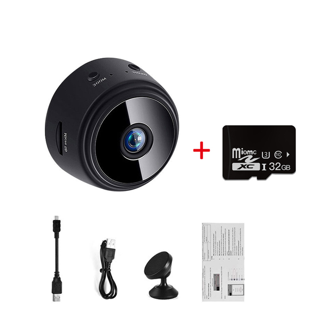 A9 Mini IP WiFi Wireless Camera Home Baby Monitor 1080P HD Night Version Micro Voice Recorder Security Monitor Camera