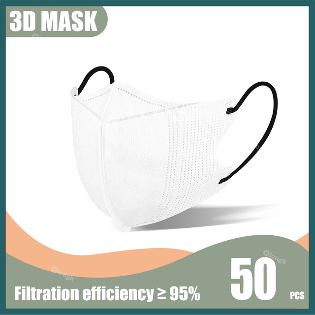 Elough Morandi 3D Mask for Mascaras kn95 korean fish mask ffp2fan adult 4L Ayers FFP 2 KN95 Mask KN 95 Mask Black