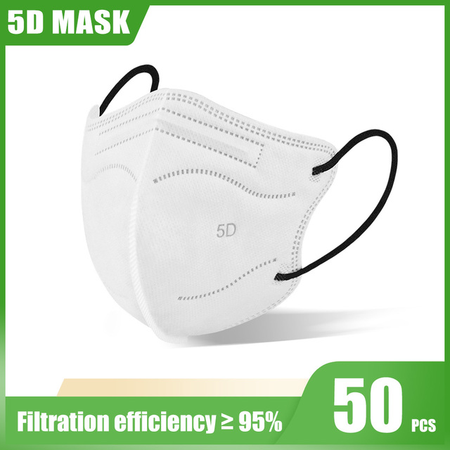 Elough 5D FFP2 Mascarillas KN95 Certified Adult Colorful ffp2fan Kn95 Face Mask FPP2 Approved Mascarillas Fpp2 Mask