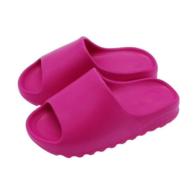 2022 summer hot sale unisex thick bottom slides women men outdoor beach slippers sandals pink red slides flip flops women shoe
