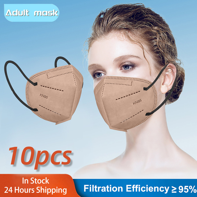 Morandi KN95 Mask ffp2necce 5 Layers FFP 2 Mascarillas FPP2 homology ada KN95 High Quality Mouth Face Mask Health Protection Mask