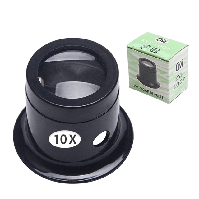 3X 5X 10X15X 20X Jewelry Eye Loupe Ring Magnifier Single Lens Magnifying Glass for Watchmakers