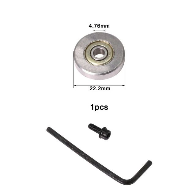 Durable steel bearing accessory kit, suitable for milling cutter heads and stem, 9 styles