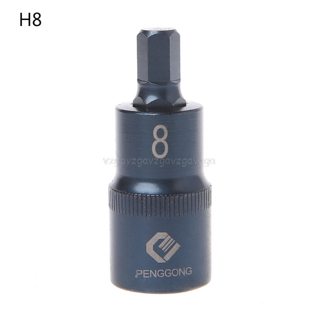 Hexagon Screwdriver Socket Multifunction Tools Drill Bit Hand Tool Socket H4 H5 H6 H7 H8 H10 H12 H14 H17 N11 19 Dropship